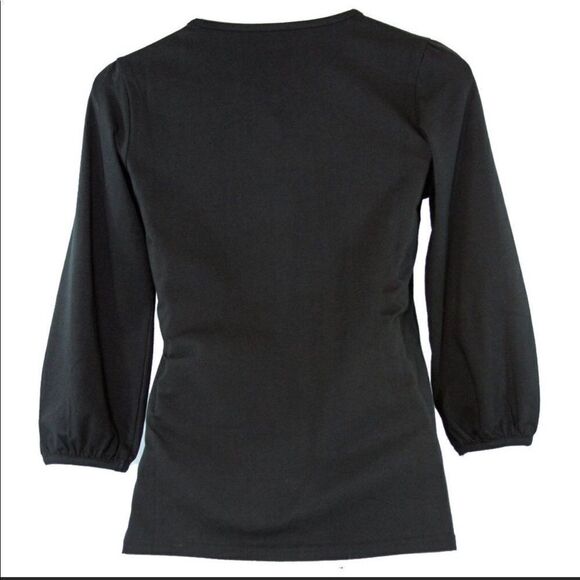 Bob Mackie Tree Life Embroidered Knit Top - Picture 2 of 6